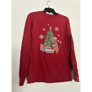 Vintage South Park Mr.Hankey Christmas Poop Long Sleeve Red Men’s Sz SMALL Shirt